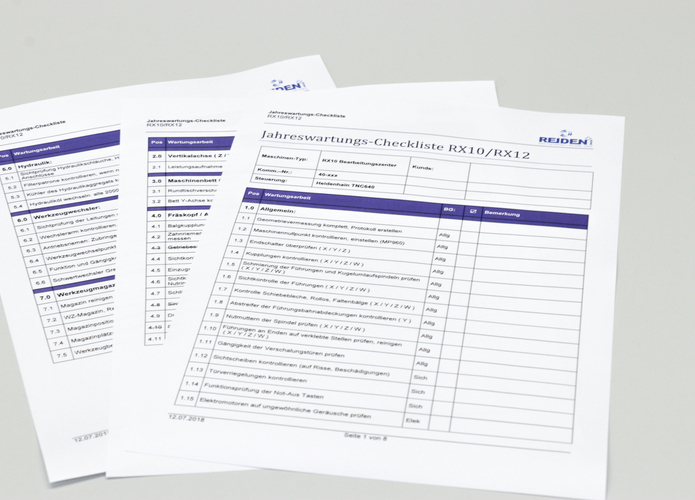 Papier Checkliste | © Reiden Technik AG